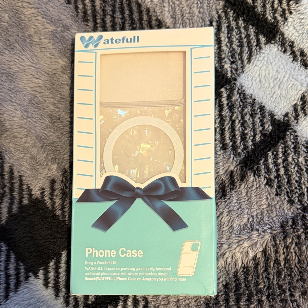 Cream Phone Case with Ring Holder